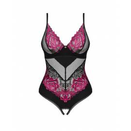 Rosenty crotchless teddy   XS/S