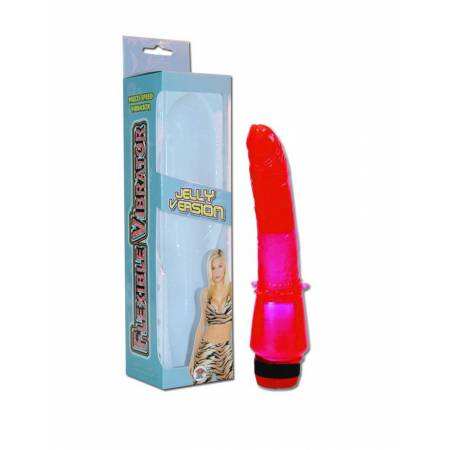 8" Anal Jelly Dong with adjustable vibration
