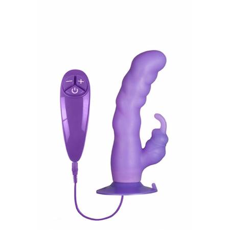 Purrfect Silicone Suction Cup Duo Vibe