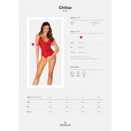 Chilisa crotchless teddy  M/L