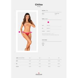 Chilisa crotchless thong   XS/S