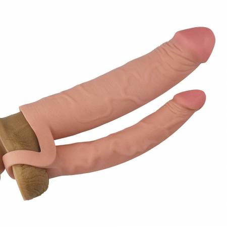 Add 2"
 Double Penis Sleeve