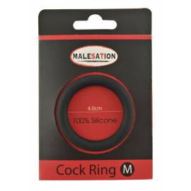 Malesation Silicone Cock Ring Black M
