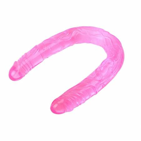 Hi Basic Jelly Flexible Double Dong-Pink