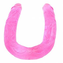Hi Basic Jelly Flexible Double Dong-Pink