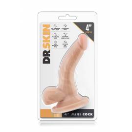 Dr. Skin 4 inch Mini Cock Beige