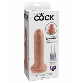 King Cock  6" Uncut Cock