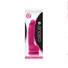 Colours Dual Density 5 inch Dildo Pink