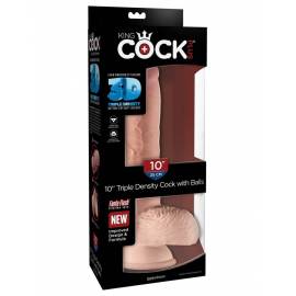 King Cock Plus 10" Triple Density Cock with Balls